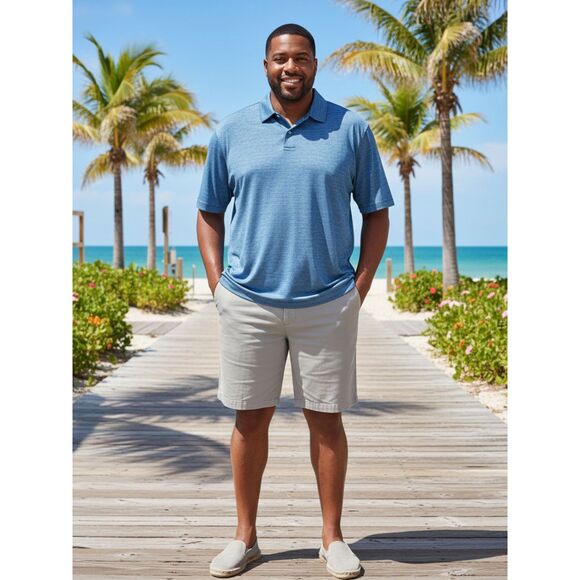 Roundtree & Yorkie Other - Roundtree & Yorke Men's Gray Classic Flat Front Shorts (Size 42)